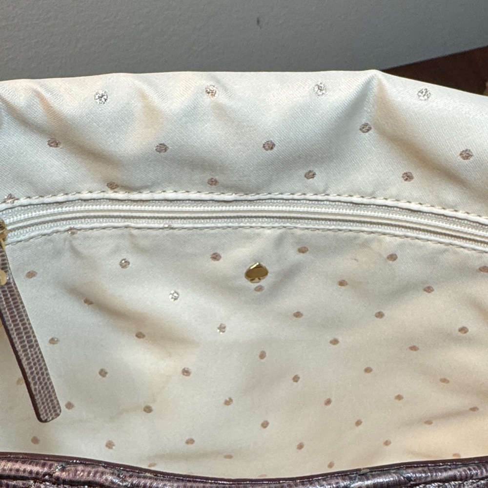 Kate Spade EUC Charlize Liberty Street Quilted Leather Brown Shoulder Bag - Picture 7 of 10